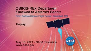 OSIRIS-REx Departure:  Farewell to Asteroid Bennu