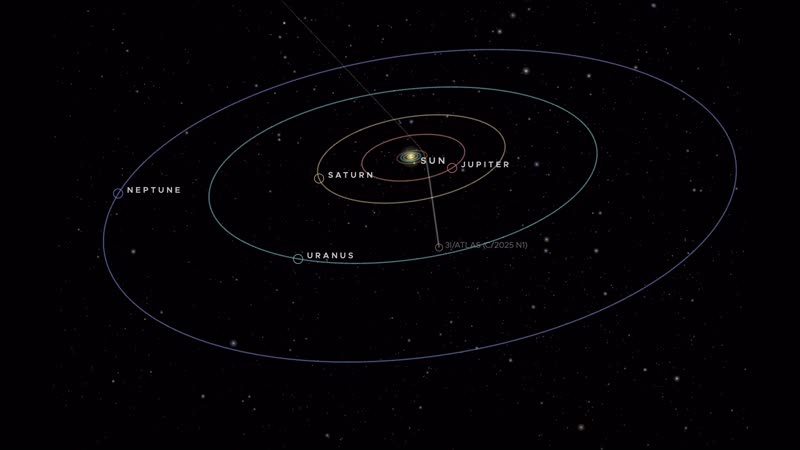 NASA Shares Interstellar Comet 3I/ATLAS Images