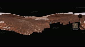 Curiosity Explores Gediz Vallis Channel 360