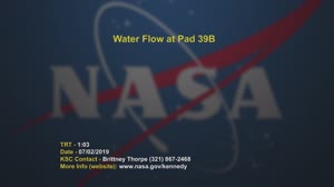 Water Flow Test with Mobile Launcher at Pad 39B