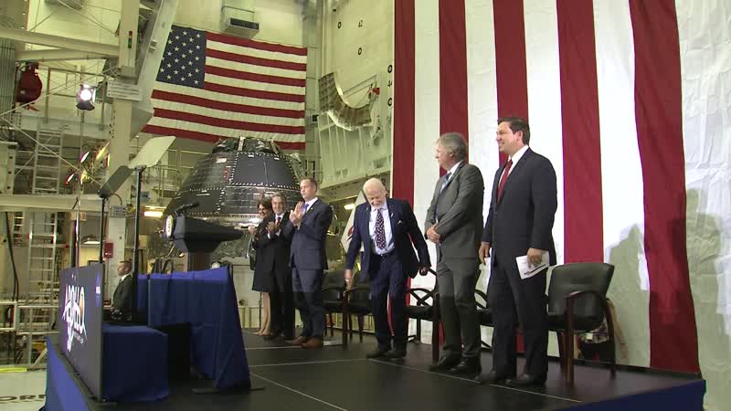 Vice President Pence Speaks at Kennedy for Apollo 11 Anniversary