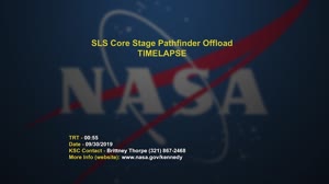 SLS Core Stage Pathfinder Offload - TIMELAPSE