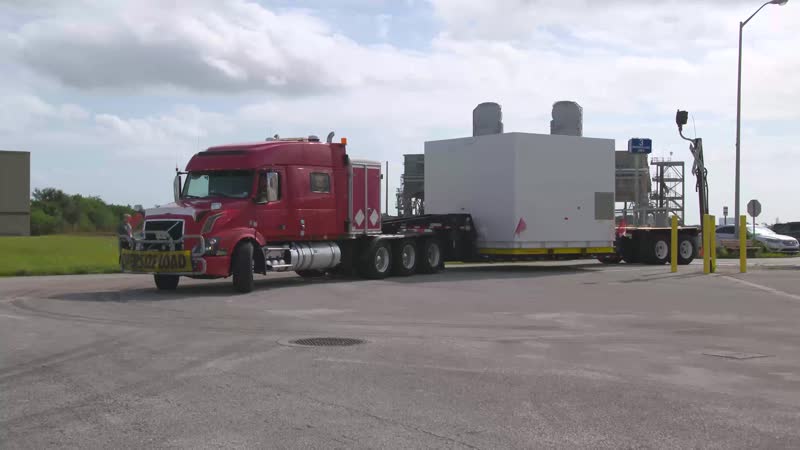 SLS Booster Left Aft Exit Cone Arrival