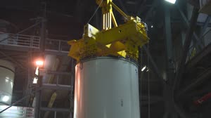 SLS Booster Pathfinder Stacking