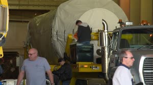 Solar Orbiter ULA Atlas V Booster and Centaur Arrival