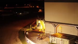 CCP Boeing CST-100 Starliner OFT Rollout to Pad Drone Footage