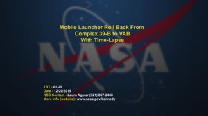 Mobile Launcher Rolls Back to VAB
