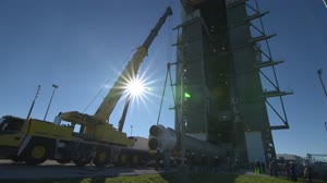 Solar Orbiter Launch Vehicle on Stand at ULA VIF