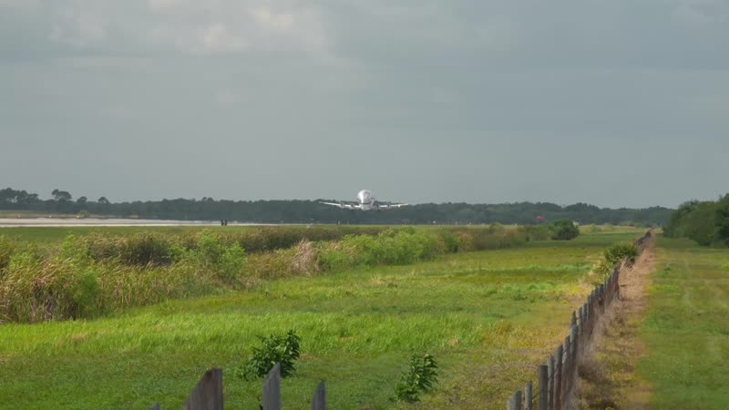 Orion Artemis I Crew and Service Module Return to Kennedy - Arrival, Offload, Transport to O&C