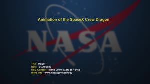 Animation of the SpaceX Crew Dragon