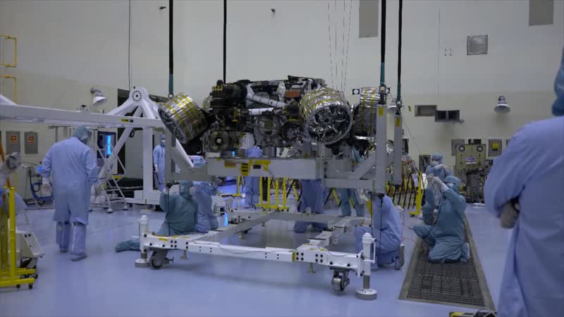 Mars 2020 Perseverance Rover Lift Operations