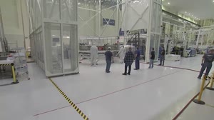 Artemis II Crew Module Adapter Moves Out of Clean Room