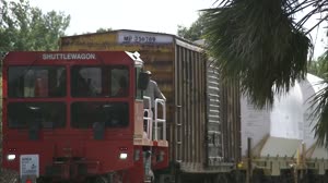 NASA's Artemis I SLS Boosters Arrive at Kennedy Space Center Florida