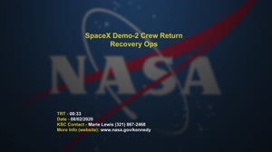 SpaceX Demo-2 Crew Return - Recovery Ops