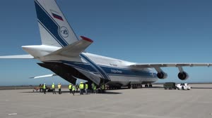 Sentinel-6 Spacecraft Arrival & Offload - VAFB Airfield; SpaceX PPF SLC-4