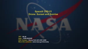 SpaceX CRS-21 Sunset and Sunrise - DRONE
