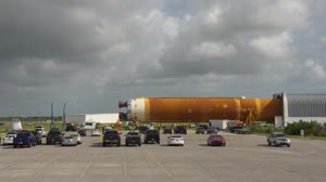 Artemis I Core Stage Arrival - TIMELAPSE