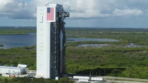 Lucy Rollout to Pad, SLC-41 -- DRONE