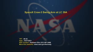 SpaceX Crew-3 Swing Arm at LC 39A