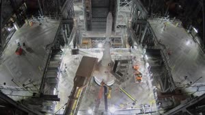 Artemis I Mobile Launcher White Room Retraction Test