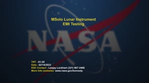 MSolo Lunar Instrument EMI Testing