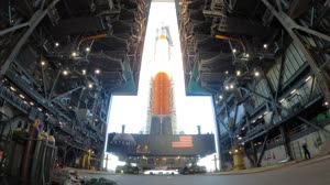 Artemis I WDR Rollout - TIMELAPSE