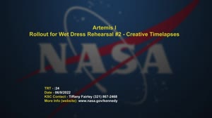 Artemis I ML Rollout to Pad 39B Creative Timelapses