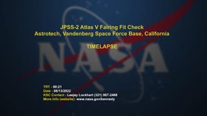 JPSS-2 Atlas V Fairing Fit Check - TIMELAPSE