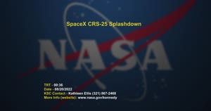 NASA's SpaceX CRS-25 Splashdown