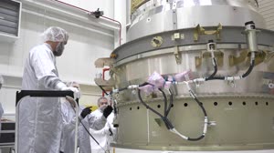 LOFTID Spacecraft Lift and Mate PASS-PLA Canister to RV-PLA