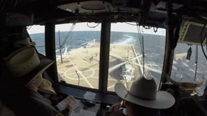 Orion Recovery Operations Aboard the USS Portland