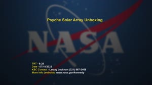 Psyche Solar Array Unboxing