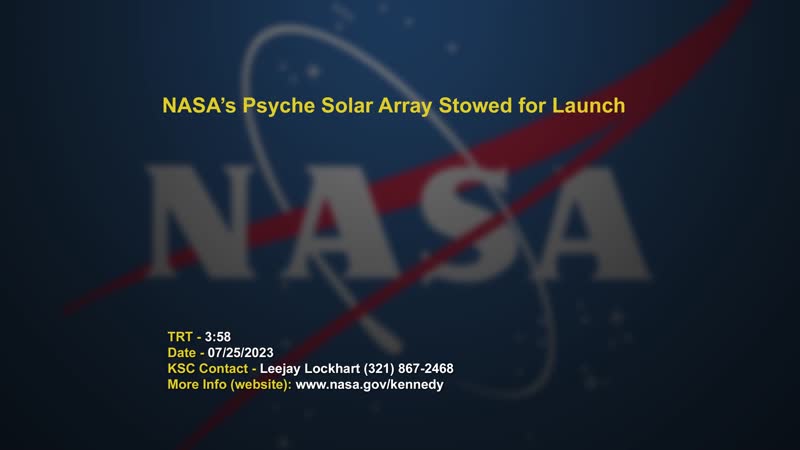 Psyche Solar Array Integration Walkout