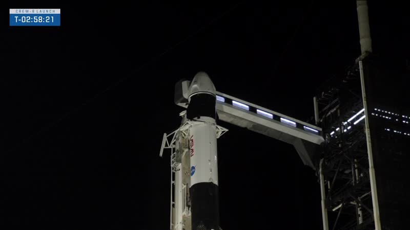 SpaceX Crew-8 Live Launch Coverage - 720p