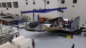 Sierra Space Dream Chaser Arrival - Move to SSPF High Bay