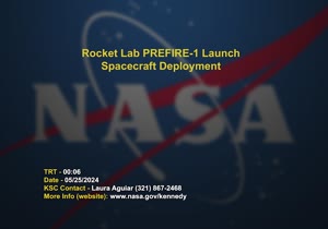 Rocket Lab PREFIRE-1 Spacecraft Deployment