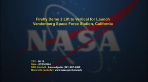Firefly Demo 2 Lift to Vertical for Launch