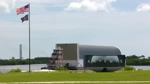 Artemis II Core Stage Arrival at KSC