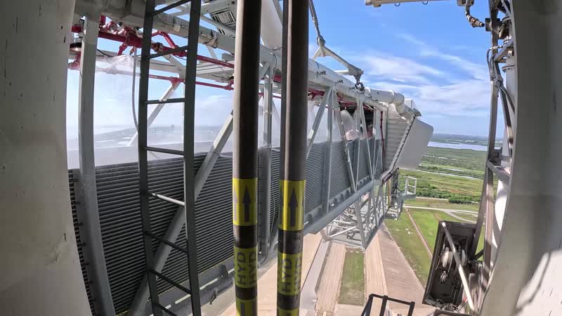 Artemis II ISVV-1 Emergnecy Egress Demonstration (Day 4 - Pad 39B)