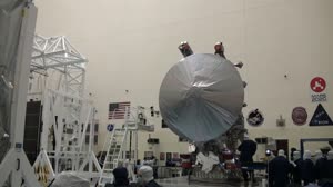 Europa Clipper Cam Solar Arrays Installation Timelapse