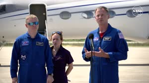 NASAâ€™s SpaceX Crew-9 Crew Arrival at Kennedy Space Center