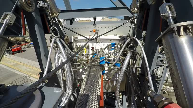 Exploration Upper Stage Umbilical Retract Testing at LETF