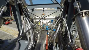 Exploration Upper Stage Umbilical Retract Testing at LETF