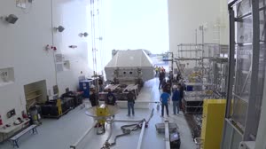 Artemis II ETA Arrival at KSC Timelapse