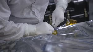 PUNCH Satellites Lift to Work Stand for Testing Operations