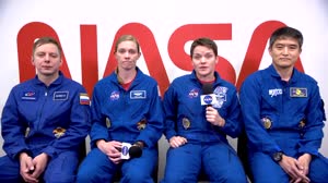 SpaceX Crew-10 Crew Quarters Live Interview