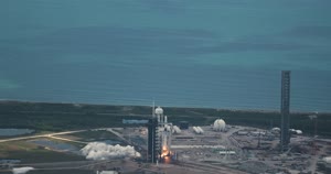 NASA's SpaceX Crew-11 Isolated Launch View - Helicopter 4K 60fps