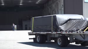 Sentinel-6B GSE and Spacecraft Arrival at Bldg 836, VSFB