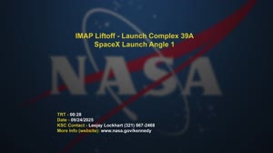 IMAP Liftoff - SpaceX Launch Angle 1