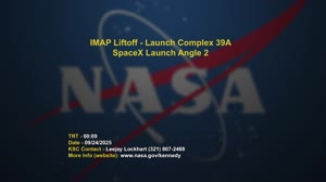 IMAP Liftoff - SpaceX Launch Angle 2
